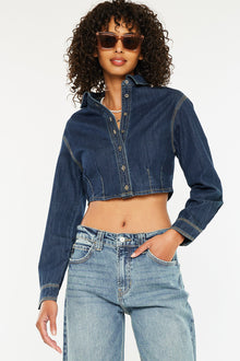  Miriam Cropped Button Up Shirt