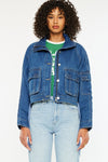 Jailene Denim Windbreaker Jacket