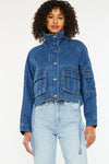 Jailene Denim Windbreaker Jacket