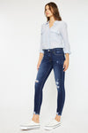 Fiora Mid Rise Ankle Skinny Jeans - Official Kancan USA