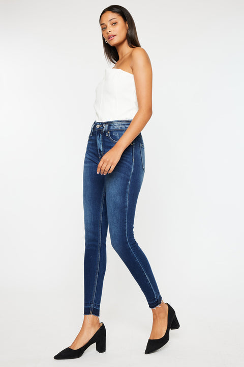 Mackena High Rise Ankle Skinny Jeans - Official Kancan USA