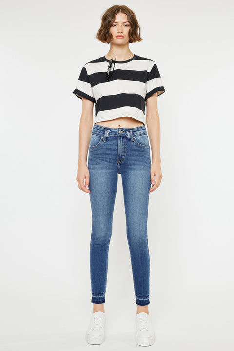 Cleopatra High Rise Ankle Skinny Jeans - Official Kancan USA