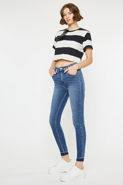 Cleopatra High Rise Ankle Skinny Jeans - Official Kancan USA