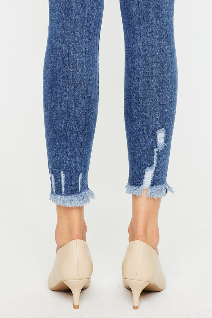 Trixie Mid Rise Ankle Skinny Jeans - Official Kancan USA