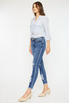 Trixie Mid Rise Ankle Skinny Jeans - Official Kancan USA