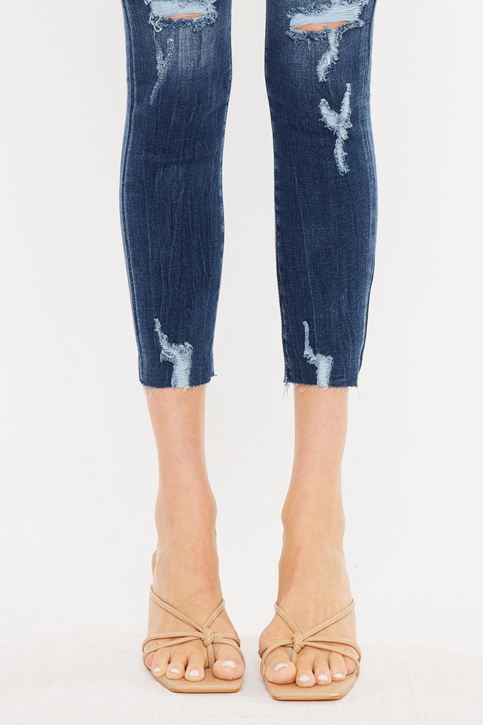 Gwen High Rise Ankle Skinny Jeans - Official Kancan USA