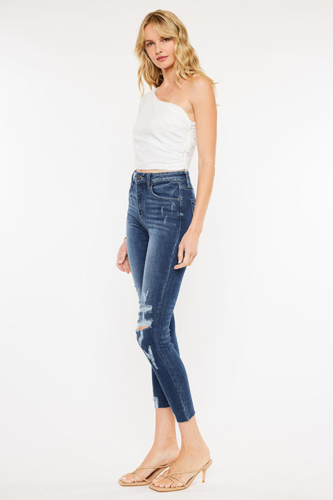 Gwen High Rise Ankle Skinny Jeans - Official Kancan USA