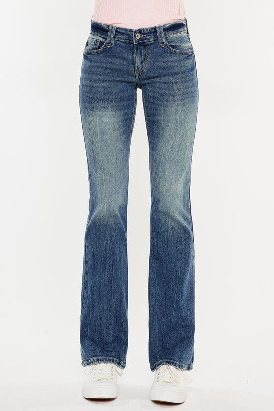 Jewel Low Rise Bootcut Jeans - Official Kancan USA