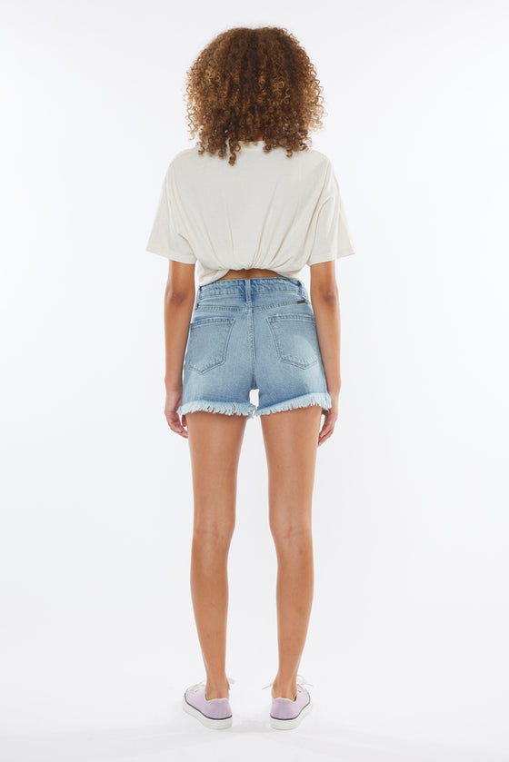 Betsy High Rise Mom Shorts