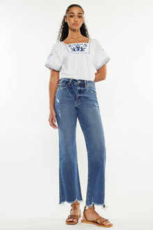  Jemma High Rise Slim Wide Leg Jeans - Official Kancan USA