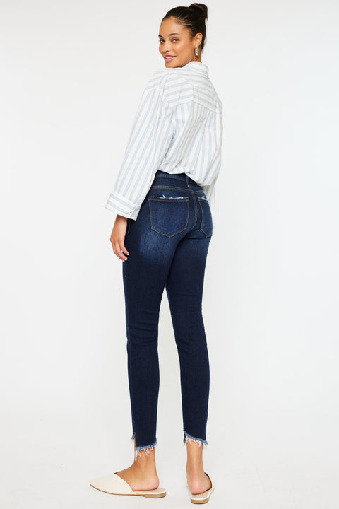 Alexa Low Rise Ankle Skinny Jeans - Official Kancan USA