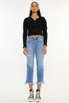 Zuzanna High Rise Crop Straight Leg Jeans - Official Kancan USA