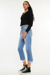 Zuzanna High Rise Crop Straight Leg Jeans - Official Kancan USA