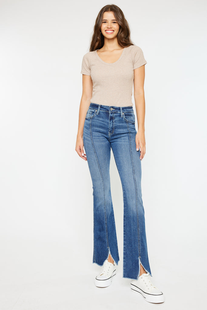 Citrine  High Rise Bootcut Jeans - Official Kancan USA