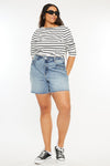 June High Rise Shorts (Plus Size) - Official Kancan USA