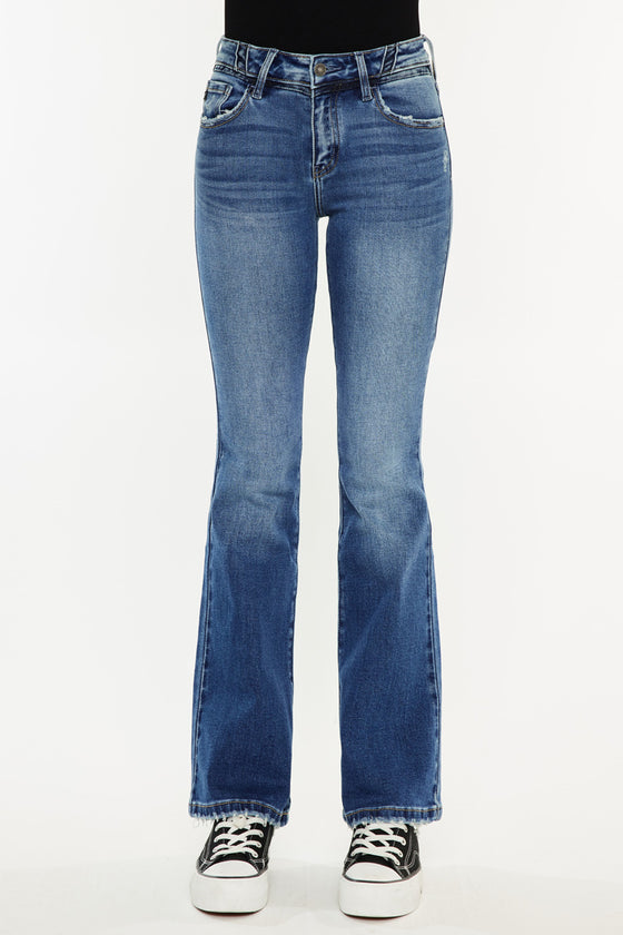 Marline Mid Rise Flare Jeans - Official Kancan USA