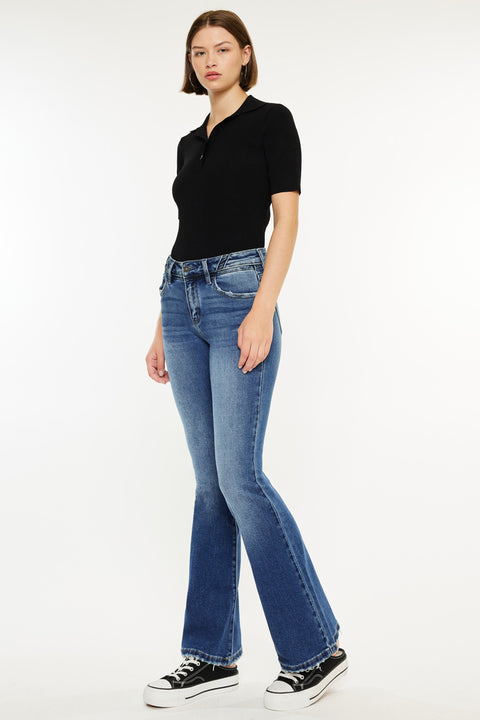 Marline Mid Rise Flare Jeans - Official Kancan USA