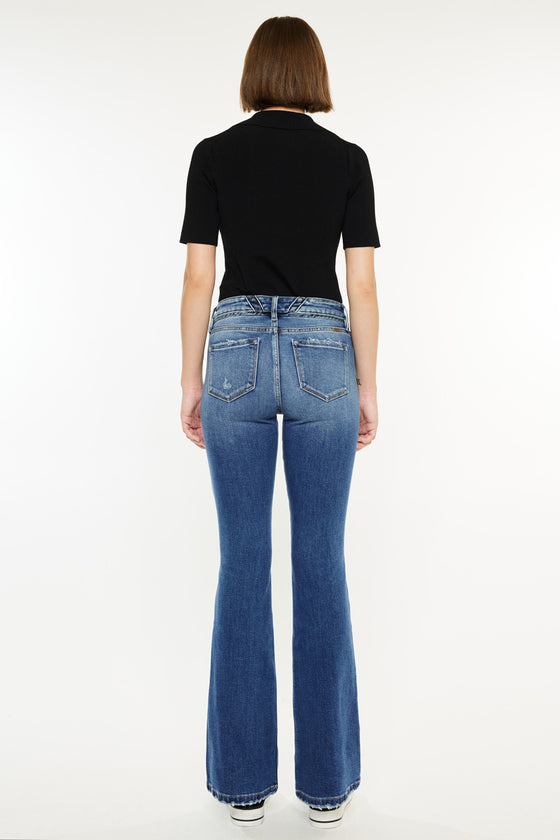 Marline Mid Rise Flare Jeans - Official Kancan USA