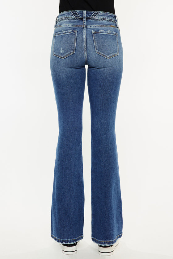 Marline Mid Rise Flare Jeans - Official Kancan USA