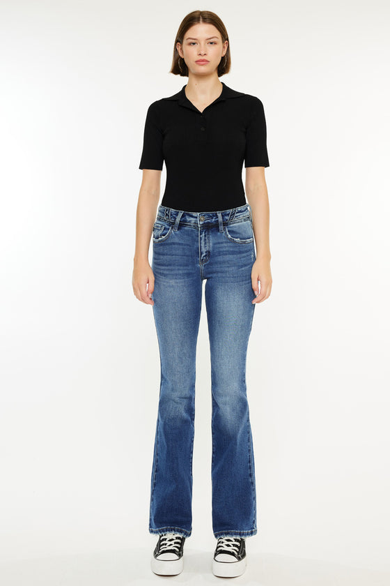 Marline Mid Rise Flare Jeans - Official Kancan USA