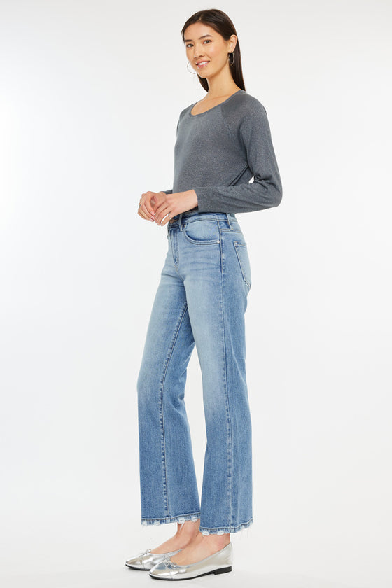 Melissa High Rise Slim Wide Leg Jeans