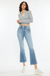 Belle High Rise Crop Bootcut Jeans