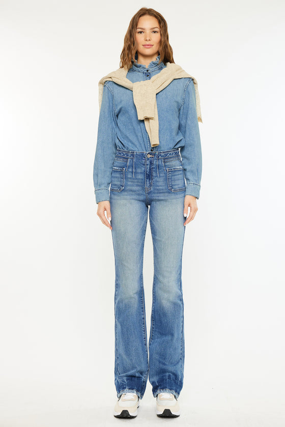 Denicee High Rise Bootcut Jeans