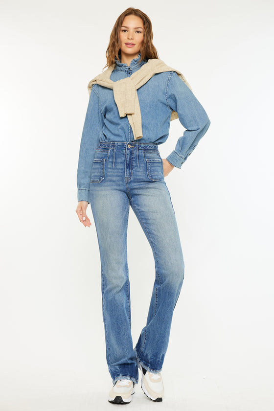 Denicee High Rise Bootcut Jeans