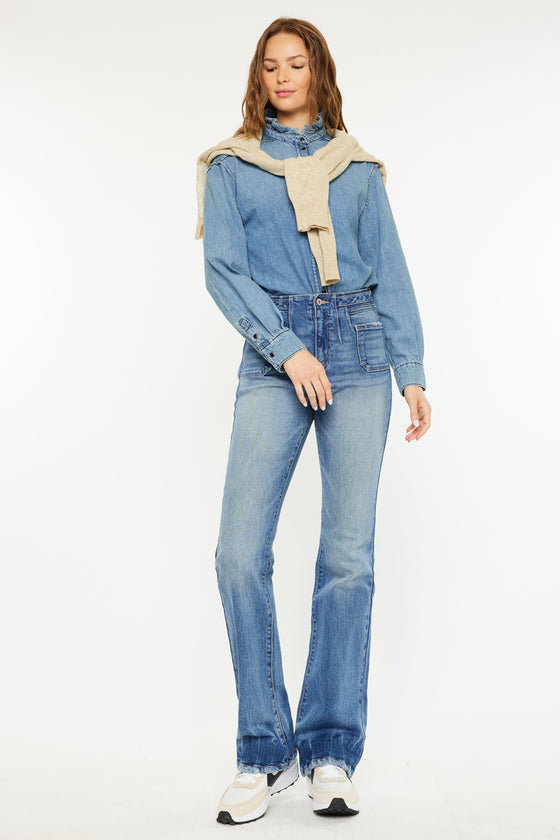 Denicee High Rise Bootcut Jeans