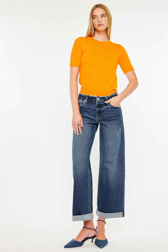 Rosie High Rise Wide Leg Jeans