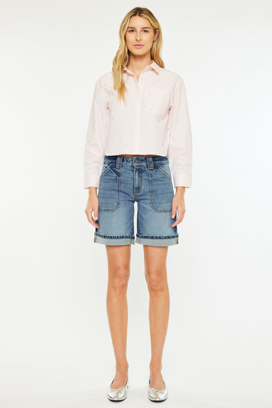 Mariane Mid Rise Bermuda Shorts