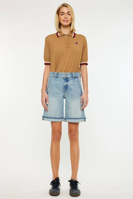 Zana Mid Rise Bermuda Shorts