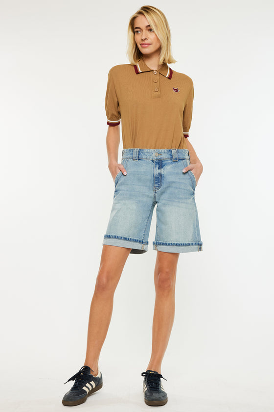 Zana Mid Rise Bermuda Shorts