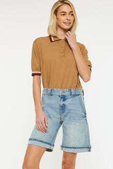  Zana Mid Rise Bermuda Shorts