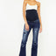 Fidely Maternity Patched Flare Jeans - Official Kancan USA