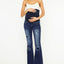 Fidely Maternity Patched Flare Jeans - Official Kancan USA