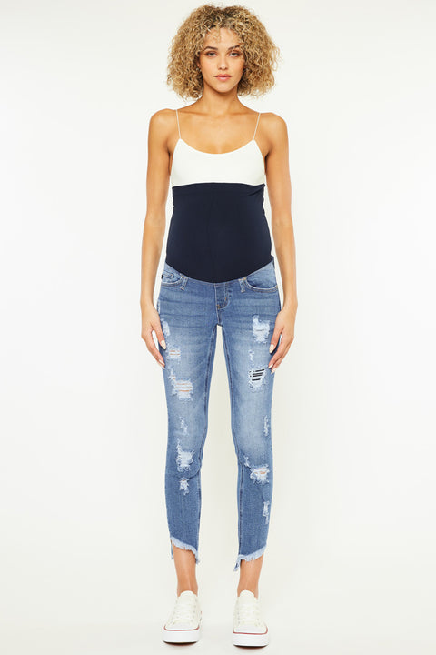 Jezebel Maternity Ankle Skinny Jeans - Official Kancan USA