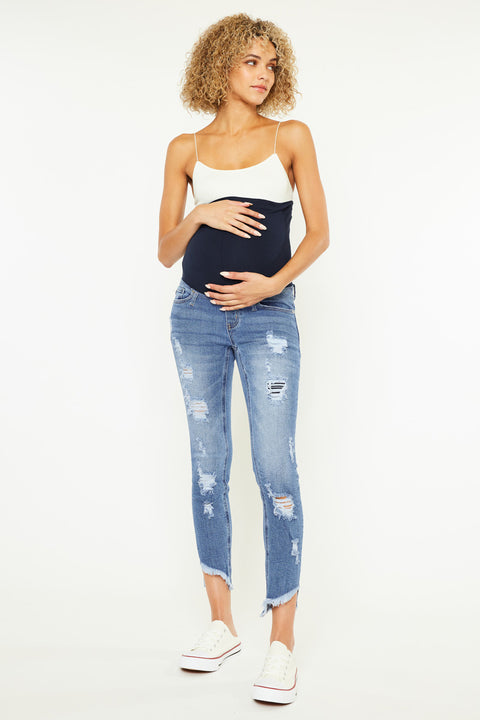 Jezebel Maternity Ankle Skinny Jeans - Official Kancan USA