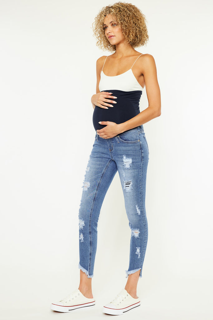 Jezebel Maternity Ankle Skinny Jeans - Official Kancan USA