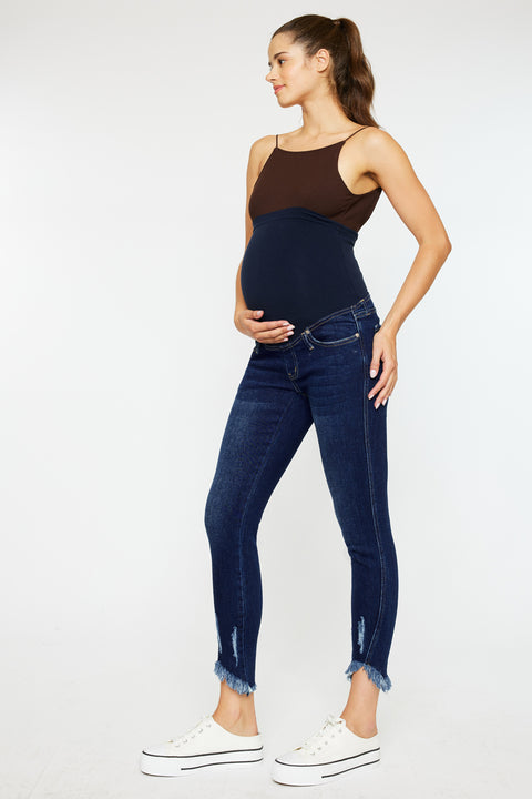 Meredith Maternity Ankle Skinny Jeans - Official Kancan USA