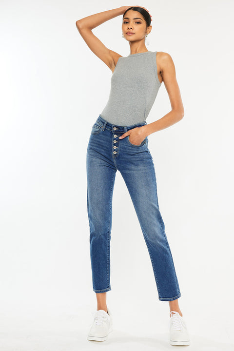 Imogene High Rise Mom Jeans - Official Kancan USA