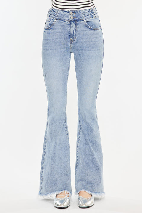 Jazmin High Rise Flare Jeans