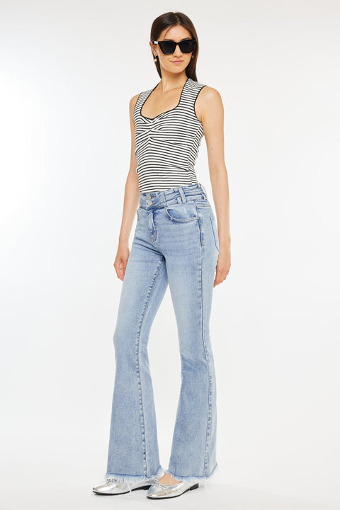 Jazmin High Rise Flare Jeans