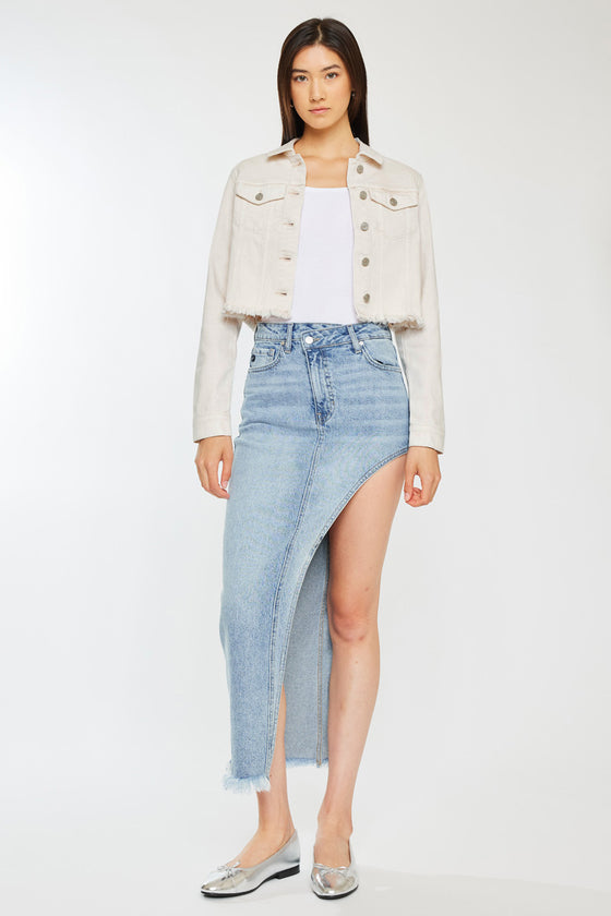 Ellie Cropped Denim Jacket