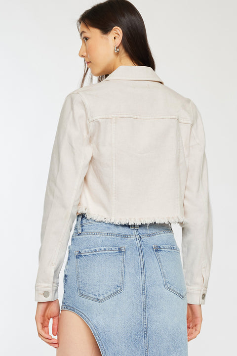 Ellie Cropped Denim Jacket