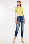 Alena Mid Rise Slim Boyfriend Jeans