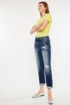 Alena Mid Rise Slim Boyfriend Jeans