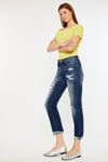 Alena Mid Rise Slim Boyfriend Jeans