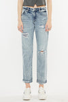 Alena Mid Rise Slim Boyfriend Jeans - Official Kancan USA