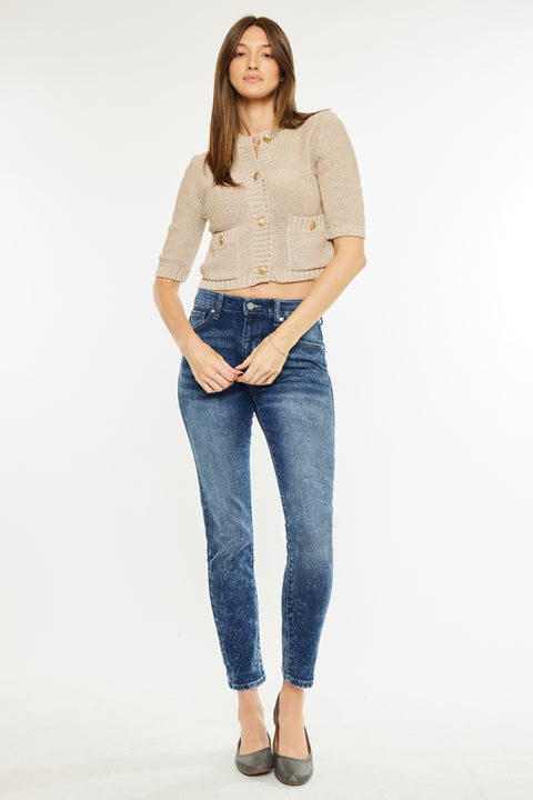 Deb High Rise Cigarette Leg Jeans